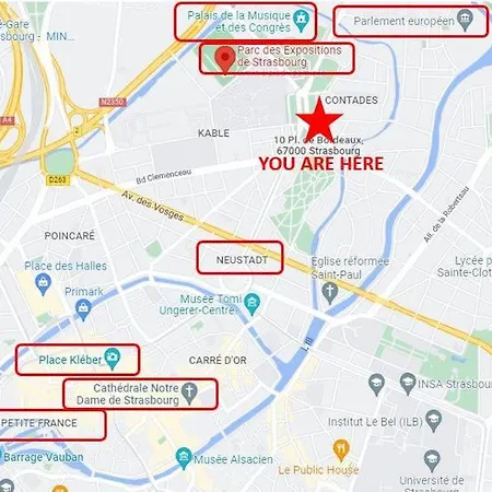 4 Etoiles Magnifique Neustadt - Spacieux, & Elegant Avec Balcon Et Belle Vue 스트라스부르